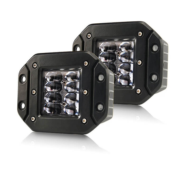 5 Flush Mount Flashing Led Pods