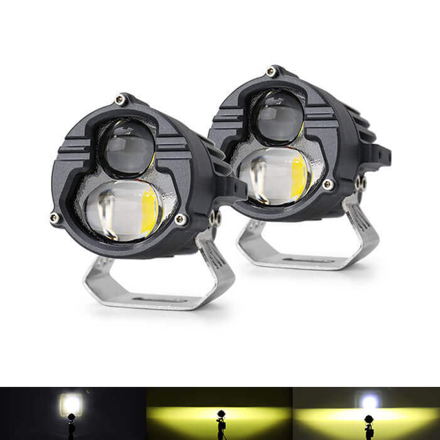 Hi Low Beam Round Led Projector Driving Lights