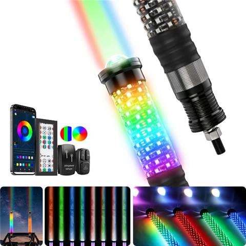 2 in 1 Fatty RGB Dual Color Laser Whip Lights for UTV
