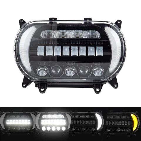 Adventure Rovex Lights motorcycle auxiliary lamp with amber DRL