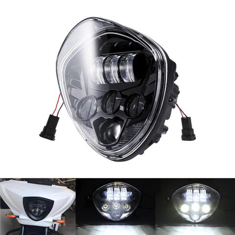 7 Motorcycle LED Headlight High Low Beam for Harley 1012 FLSTSE HL 1003