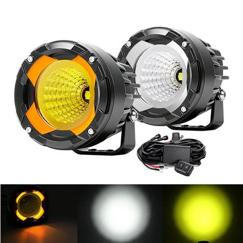 35 Inch LED Ditch Light with White Amber DRL