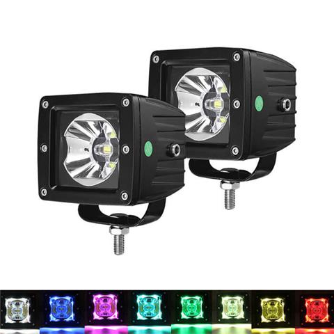3 inch RGB Led Pods for Off Road Vehicles