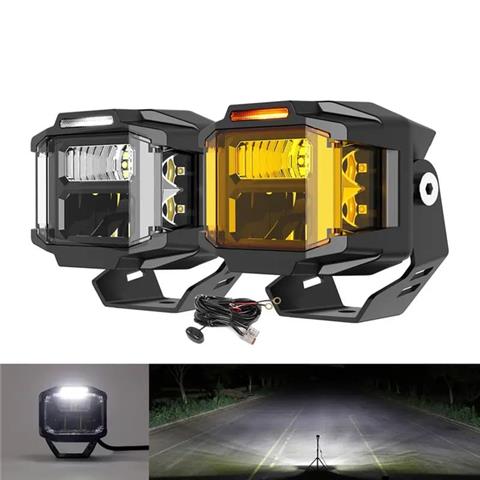 SideEye Scout 3 Inch Led Light Pods with Side Shooter for Trucks F996DZ 3