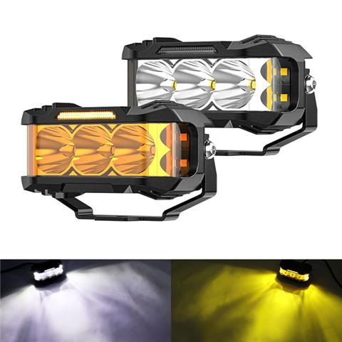 SideEye Scout 4 Inch 70W Side Shooter Lights with Amber White DRL 925 PRO