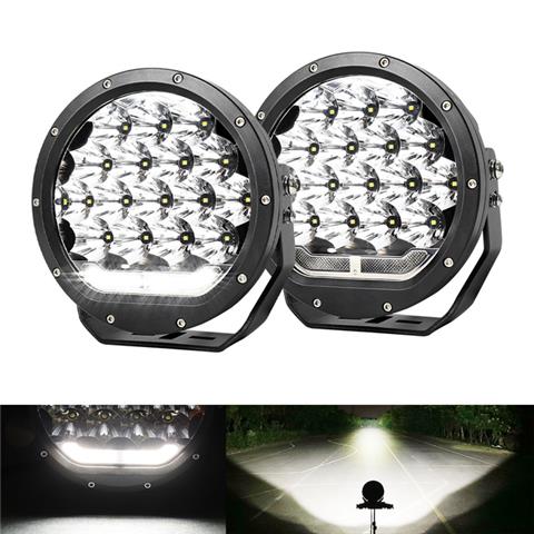 7 inch Spotlights with DRL