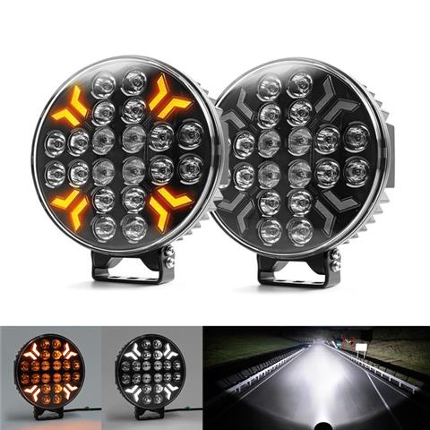Apex XT 9 Inch 260W Truck Spotlight with White Amber Strobe Position Light
