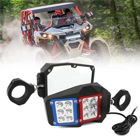 Rear View Side Mirrors with LED Lights for 1752 UTV