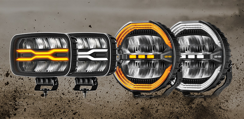 Adventure Rovex Lights hyper LED driving light at night