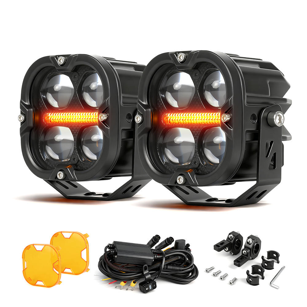 2026 Newest External Motorcycle Auxiliary Fog Lights High Low Beam Led Lights for Motorcycle