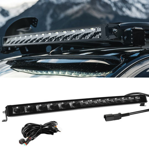 Universal 30'' Curved Work Lights Amber Green Backlit High Power 30 40 50inch Led Light bar for SUV Fortuner Offroad Vehicles